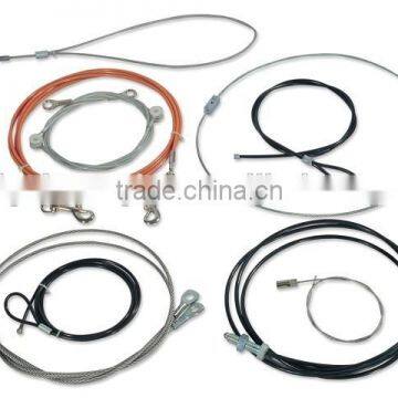 Safety Cable with Two Hooks/Safety Lock Cable in OEM/Custom Steel Wire Cable