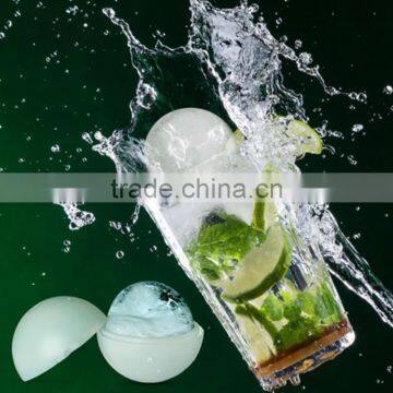 Food Grade Silicone BPA Free Ice Ball Maker , Ice Ball Sphere Mold For Whisky And Cocktail From Dongguan photo-2