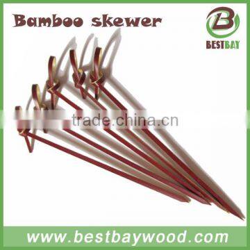 Bamboo Knot Skewer Green,black,red Color photo-4