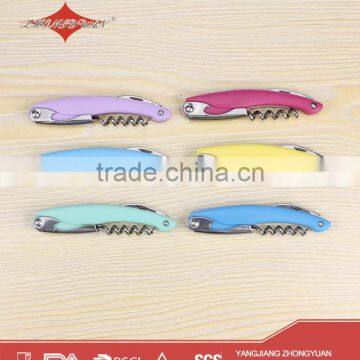 High Density Wooden Cork Corkscrew Stainless Steel Wine Opener With Quality Assurance photo-2