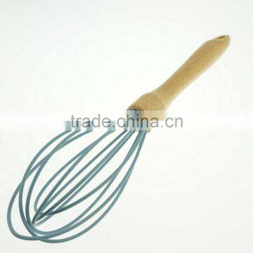 13039 Silicone Whisk With Wooden Handle photo-3