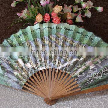 Best Gift Bamboo Silk Foldable Fan photo-4