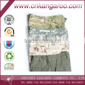 Men's 65%polyester 35%cotton camouflage military short