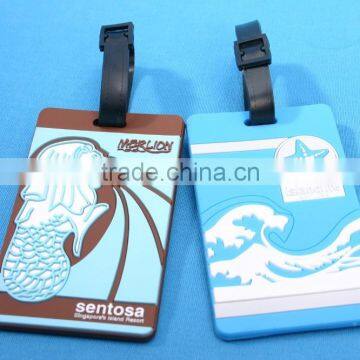 Custom Logo Name Tag Rubber Luggage Tag