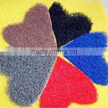 pvc coil mat/comfortable pvc coil mat/logo pvc coil mat colorful and customized