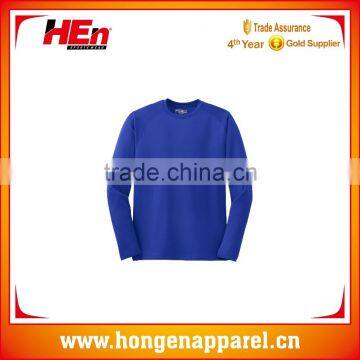 Hongen apparel Blank Sublimation Wholesale Long Sleeve T Shirt