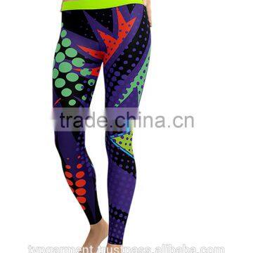 Custom women dye sublimation printing yoga legging BT_DFF_003