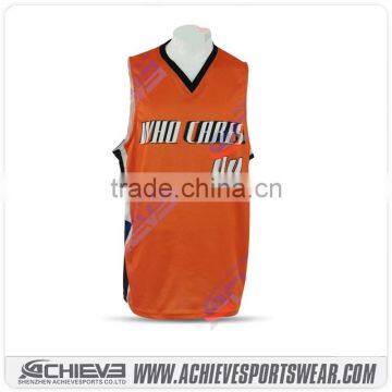 100% polyester sublimation basketball clothing,basketball jersey design