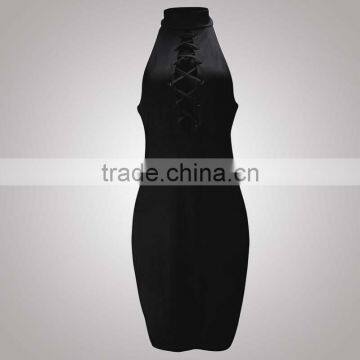 Clothing Designers 2017 Oem Garment Ladies Formal Wears Bandage Fabric For Dress Direct Manufacturer photo-3