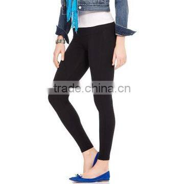 Ultra Fashionable plain blank black leggings