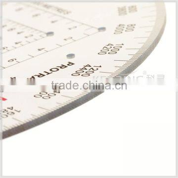 Kearing Brand 6 Inch Round High Quality Half Round Military Protractor photo-3