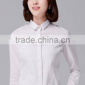 2016 Popular Made to Measure Cotton Shirt for Office Women photo-4