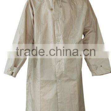 nylon raincoat with coating