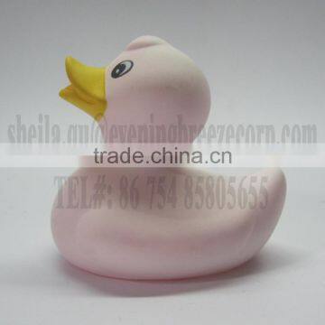 wholesale cheap 8cm floating white rubber duck , logo imprint promotional white bath duck