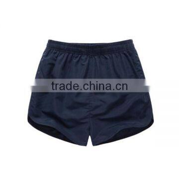 Cheap Price Solid Color 100% Polyester Sport Shorts/ Men Sport Wear photo-3