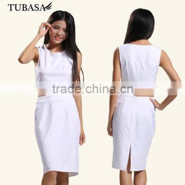 Popular Polyester Crop Top Skirt Set,crop Top Two Pieces for Ladies