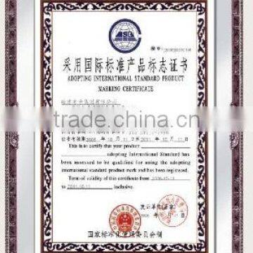 ADOPTING INTERNATIONAL STANDARD PRODUCT MARKING CE