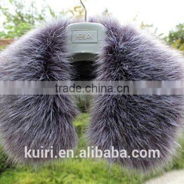 2015 Winter Warm Women's Rabbit Fur Fox Fur Collar Hooded Natural Scarfs Faux Fur Collar photo-2