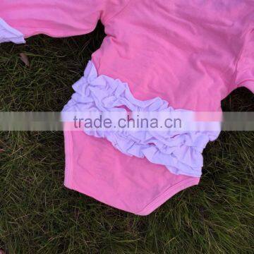 Girl Kids Romper Football Romper Girls Pink Romper With Headband and Necklace photo-5