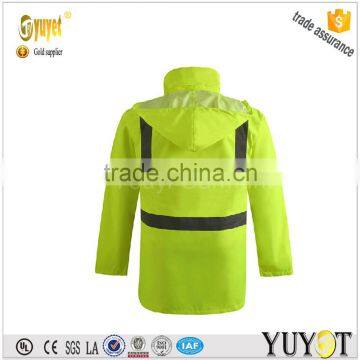 3m Reflective Safety Waterproof Jackets Men With Hood photo-2