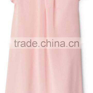 2017 OEM Services Fashion Custom Clothing Child Smocked Dress Lace Neckline Flutter Dress photo-4