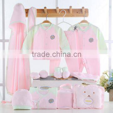 Good Price Spring Autumn Cotton 14pcs Newborn Baby Boy Clothing Set photo-3