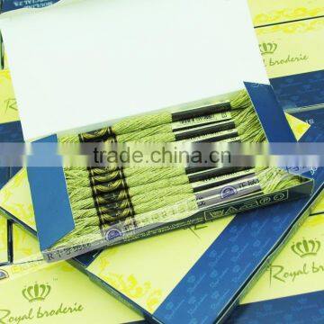 Wholesale Cross Stitch Thread Floss Similar With Dmc Colors Metallic Embroidery Thread for Cross Stitch 12 Pieces for 1 Box photo-3