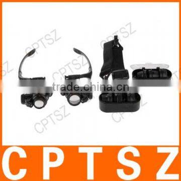 COLEMETER 10X 15X 20X 25X Magnifier Magnifying Eye Glasses Loupe LED Jeweler Watch Repair photo-2