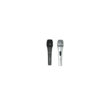 Dynamic Karaoke Wire Vocal MIC Set in White and Black