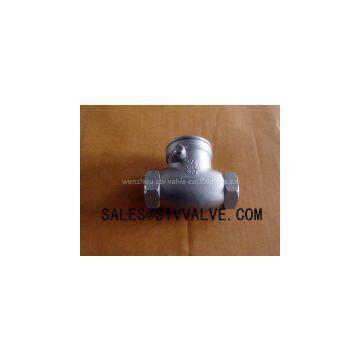 Threaded stainless steel check valve(304,316)