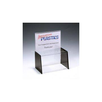 Acrylic Box Manufacturers China:clear Acrylic Lockable Cheap Donation Box