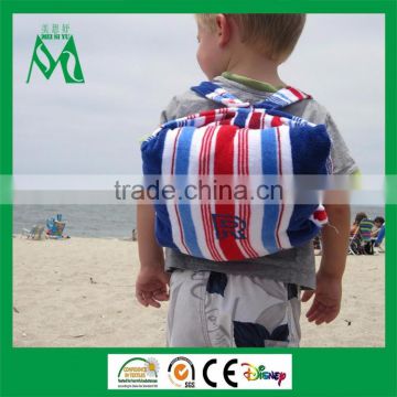 Beach towel bag for toys beach family mesh beach bag