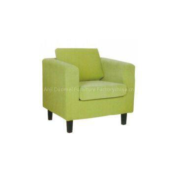 Modern Fabric Single Sofa With Pillow