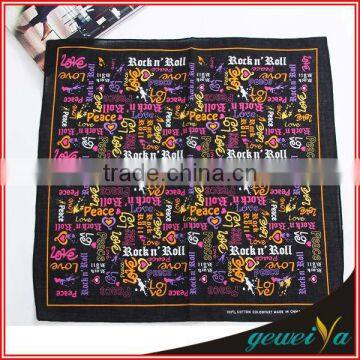 45cm*45cm Printing 100% Cotton Handkerchiefs