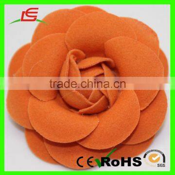 LE S0308 New Hot Sell plush felt clips girl hairgrips in flower design