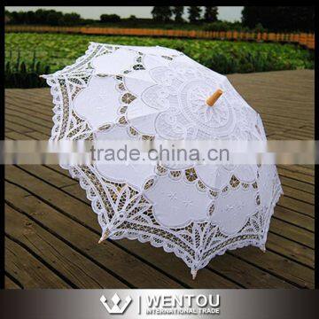 Battenburg Lace Umbrella Wedding Bridal Vintage Lace Parasol