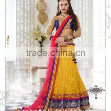 Dangler,Lace,Resham,Stones work Lehenga Choli