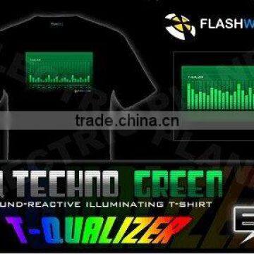 [Super Deal]Wholesale 2009 fashion hot sale T-shirt A33,el t-shirt,led t-shirt