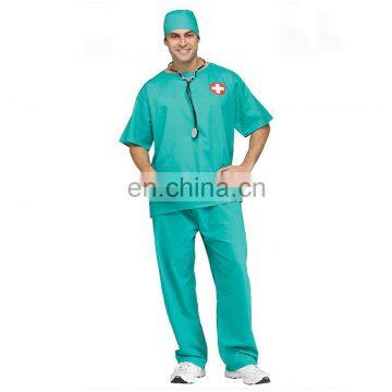 Adult Costume Doctor Surgeon Scrubs for Halloween Party