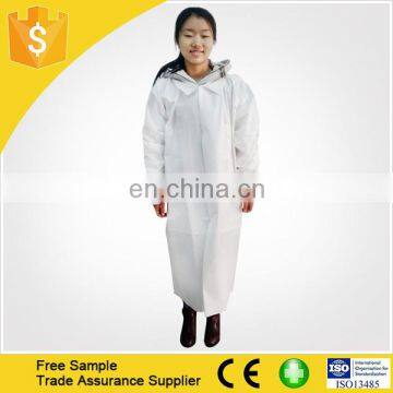 Food Industry Dispsoable Nonwoven Lab Coat pp Workwear for Clean photo-2