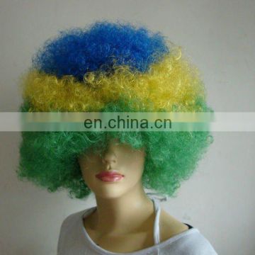 Football fan wigs( Brazil )