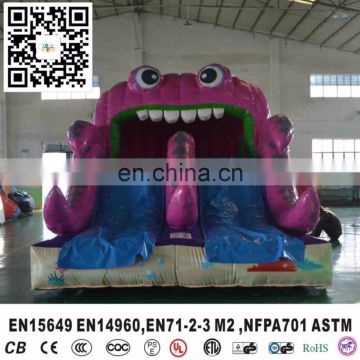 2016 New Marine themed Inflatable octopus slide,inflatable pool slide