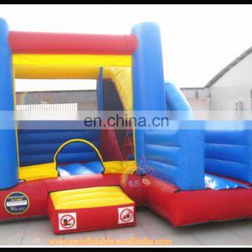 Exciting cheap inflatable bouncy with slide,jumping castle combo,bouncer castle with slide for kid