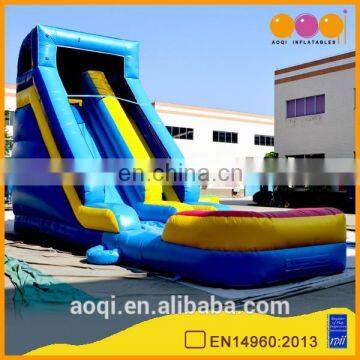 AOQI products with free EN14960 certificate summer fascinating inflatable water slide pool