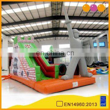 AOQI products hot sale obstacle course inflatable/inflatable obstacle bouncer slide AQ1437-2