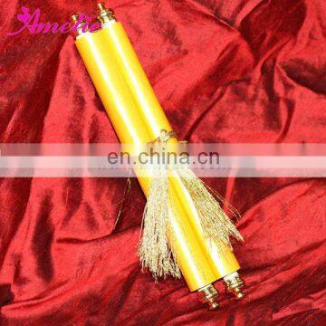 AS005 Gold Color Scroll With Tassels Classical Invitation Card