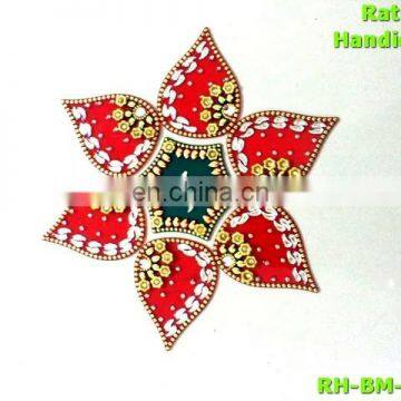 Ratna handicrafts Exclusive Green Rangoli RH-BM-R013