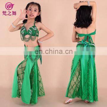 Hot selling Wholesale high-class sexy belly dance wear for kids ET-062