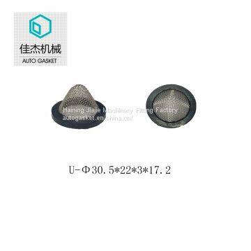 Jiajie rubber&plastic wrapping filter mesh gasket