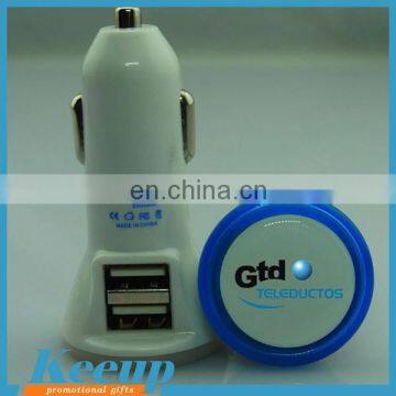 Promotional Double USB Car Charger